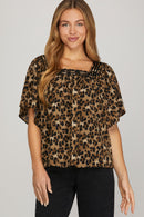 Scarlett Leopard Blouse