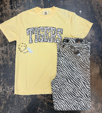 Tigers Coquette Bow Tee: Butter