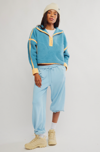 Mountain High Half Zip Fleece Celestial Blue
