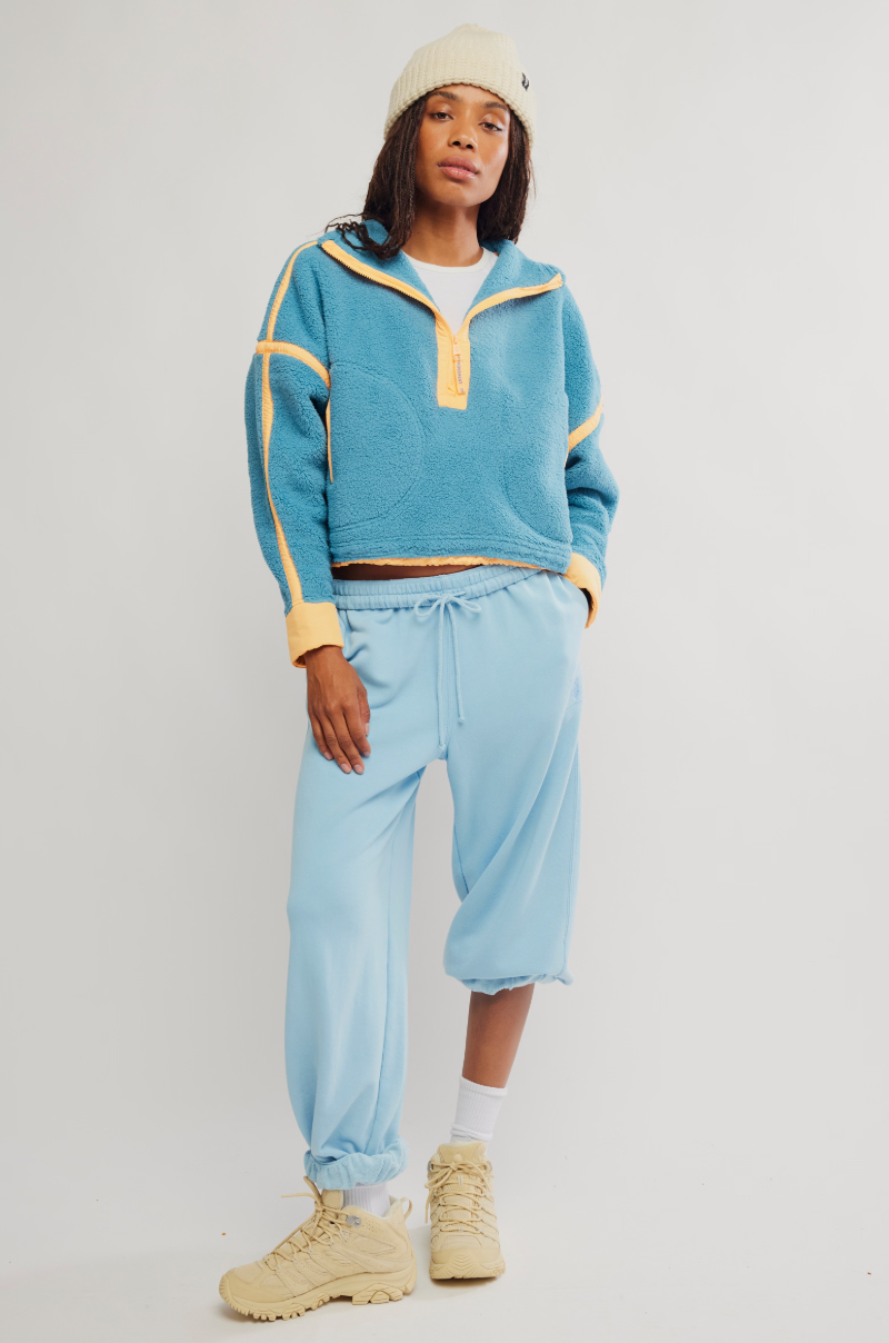 Mountain High Half Zip Fleece Celestial Blue