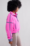 Mountain High Half Zip Fleece Fuchsia Flirt
