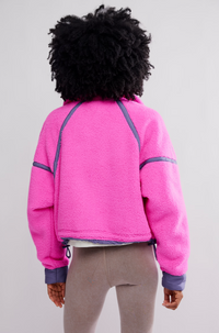 Mountain High Half Zip Fleece Fuchsia Flirt