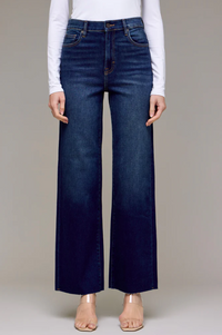 Logan Dark Wash Clean Stretch Dad Jean