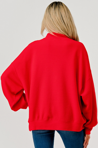 Cloudburst Mock Neck Off White