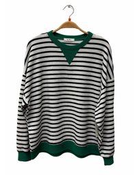 Cloudburst Stripe Long Sleeve Top