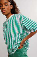 Tackle Stripe Tee Green Glow