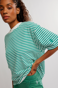 Tackle Stripe Tee Green Glow