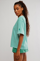 Tackle Stripe Tee Green Glow