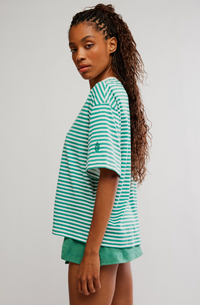 Tackle Stripe Tee Green Glow