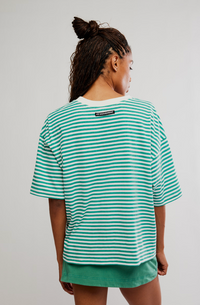 Tackle Stripe Tee Green Glow
