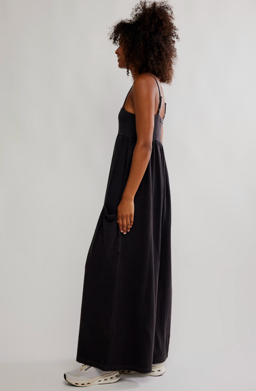 Hot Shot Strappy Onesie Black