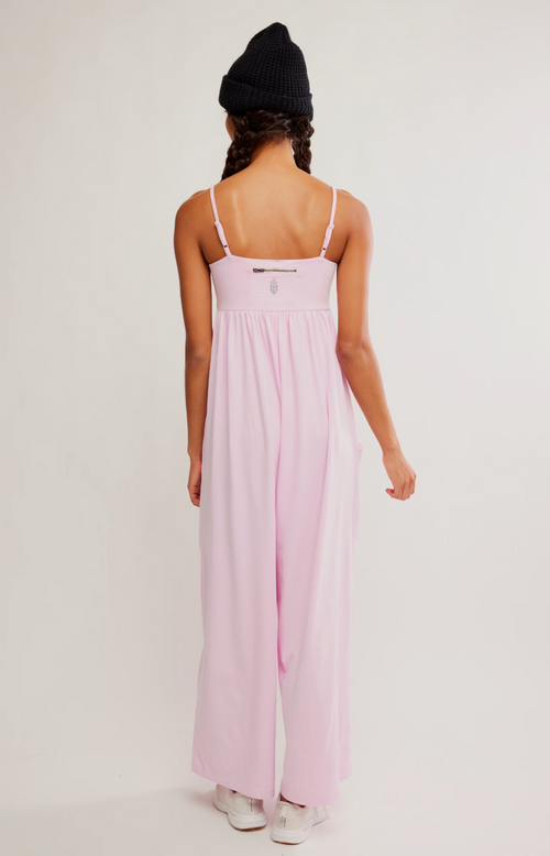 Hot Shot Strappy Onesie Powder Pink