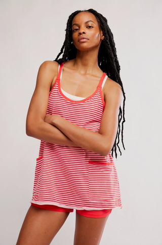 Hot Shot Mini Printed Court Stripe