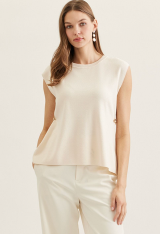 The Goldie Side Detail Top