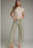 Olive Stripe Pant