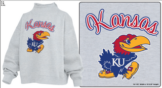 Pressbox | Kansas Mockneck Fleece Tampa
