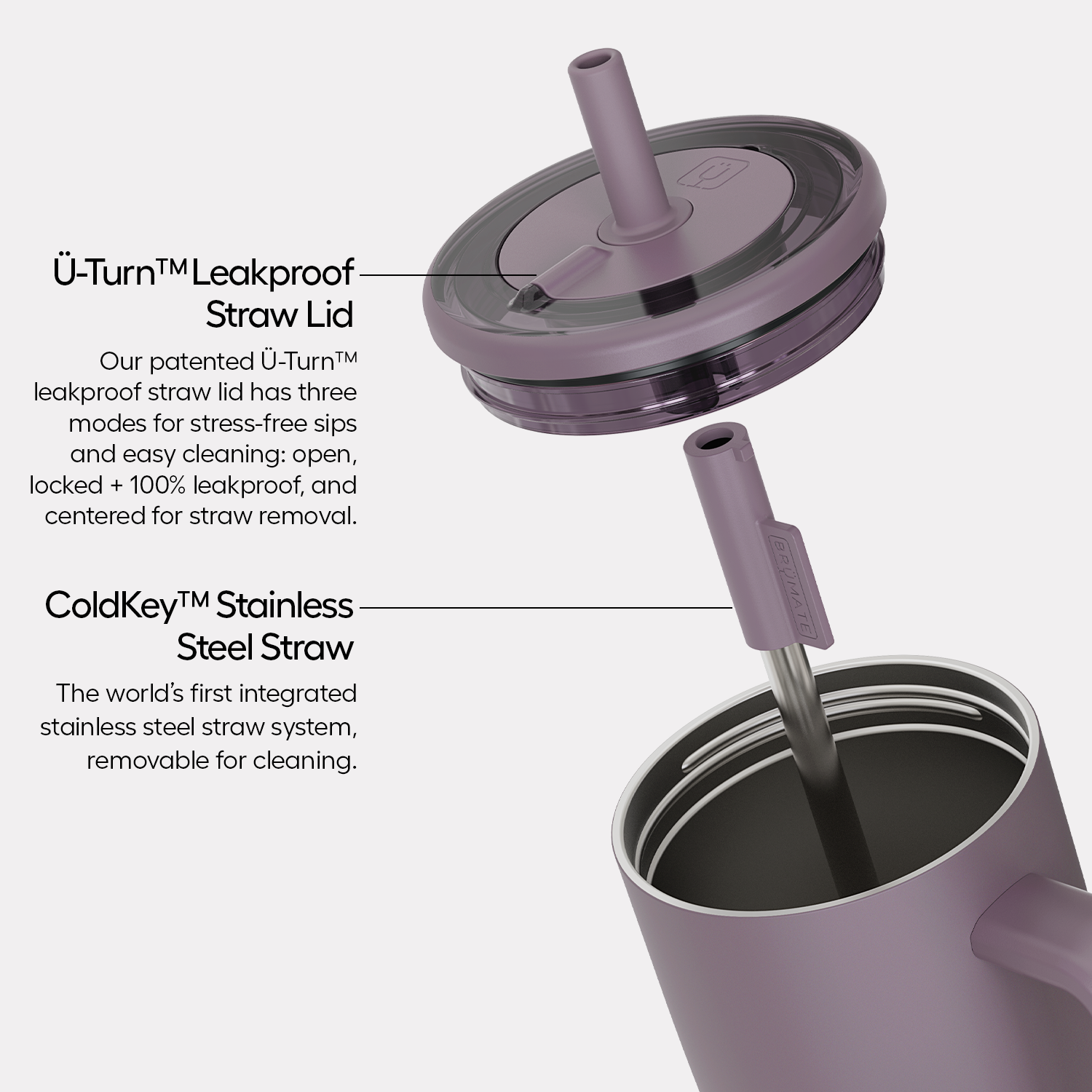 Brumate Tumbler Era 40oz - Neon Pink