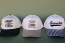 Gameday Gingham print hat 