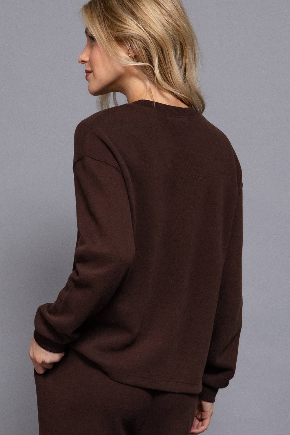 Cozy Core Top Brown
