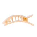 Flat Rectangle Hair Clip | Large | Almond Beige
