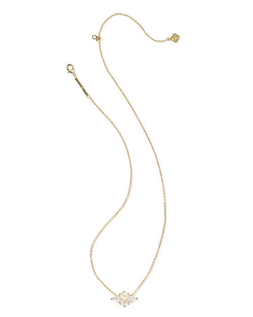 Abbie Crystal Short Pendant Necklace - Sugar Co.