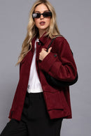 Burgundy Bliss Jacket