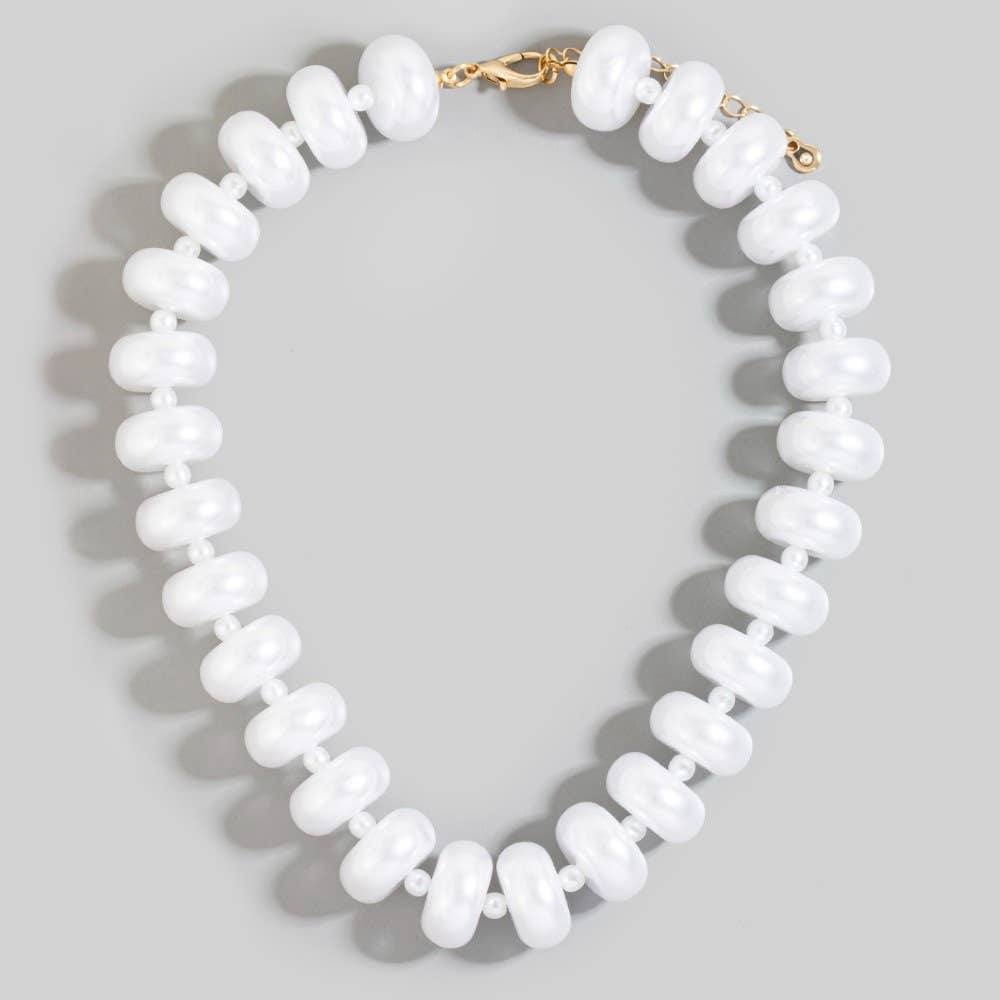 Acrylic Necklace Pink - Sugar Co.