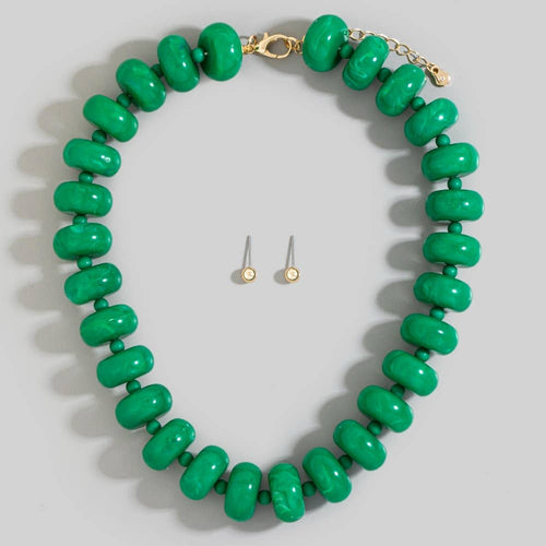 Acrylic Necklace Pink - Sugar Co.