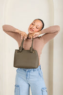 Blair Classic Satchel: Dark Slate