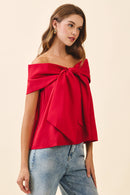 Bow Off The Shoulder Top