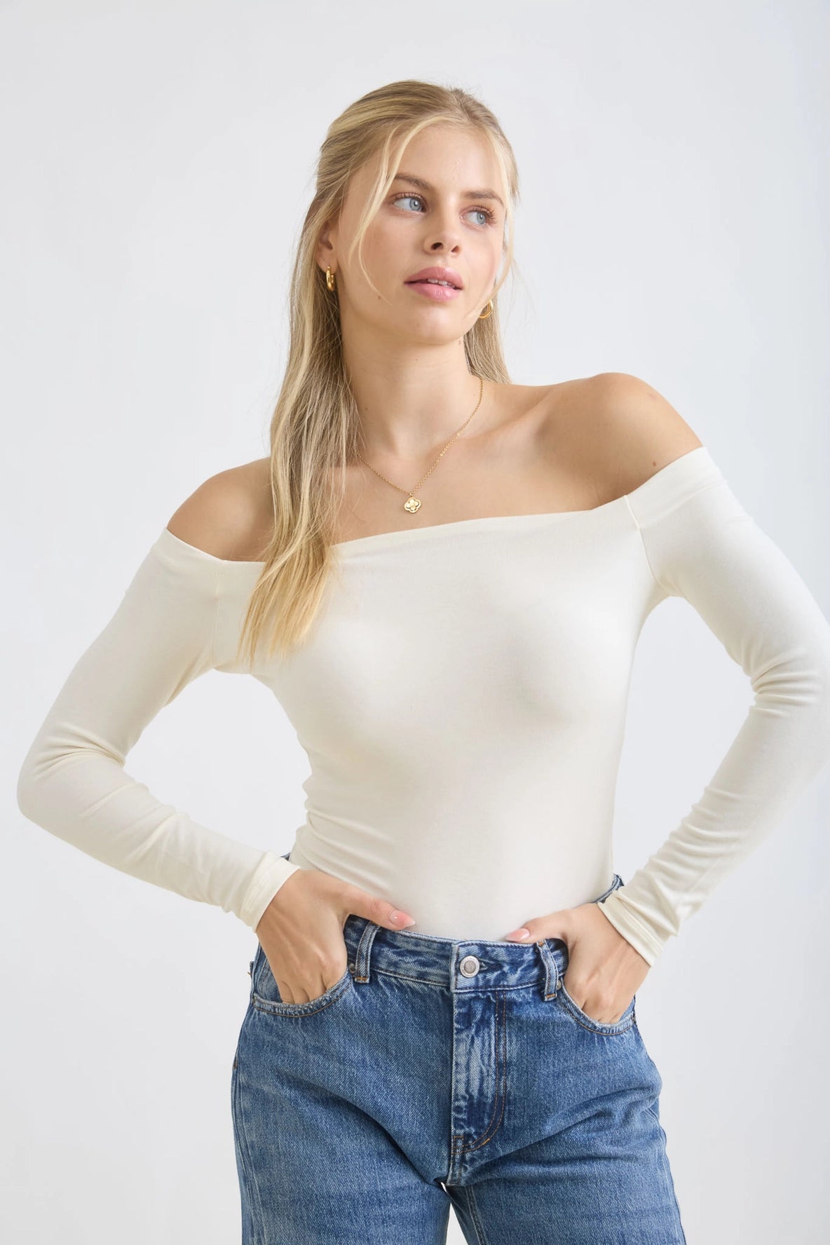Sugar Plum Off The Shoulder Top