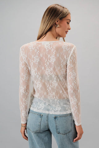 After Midnight Lace Top Cream - Sugar Co.