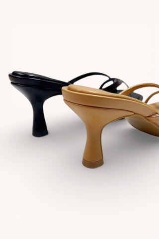 Ali Strappy Kitten Heel Black - Sugar Co.