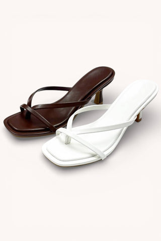 Ali Strappy Kitten Heel Black - Sugar Co.