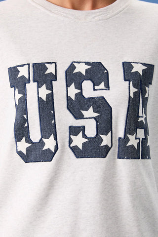 All American Girl Crewneck - Sugar Co.
