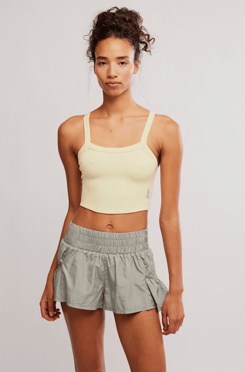 All Clear Solid Cami Sunlit Yellow - Sugar Co.