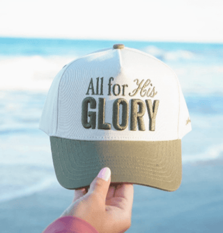 All For His Glory | Olive Trucker Hat - Sugar Co.