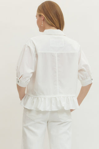 All Mine Ruffle Top - Sugar Co.