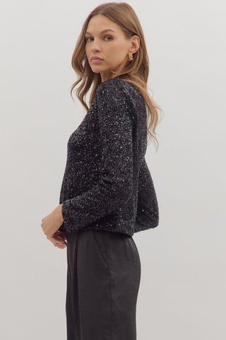 As You Wish Top Black - Sugar Co.