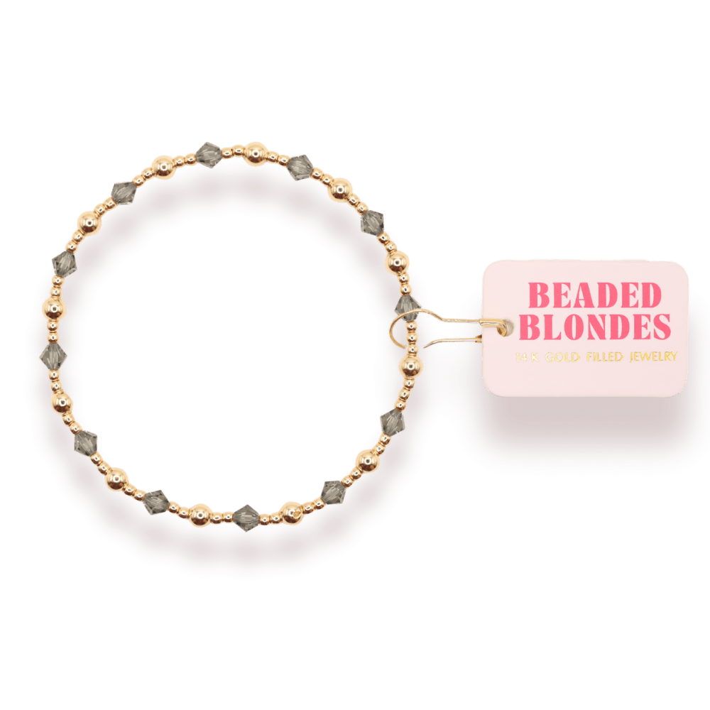 Ash Gray June Bracelet: Standard 6.75 inch