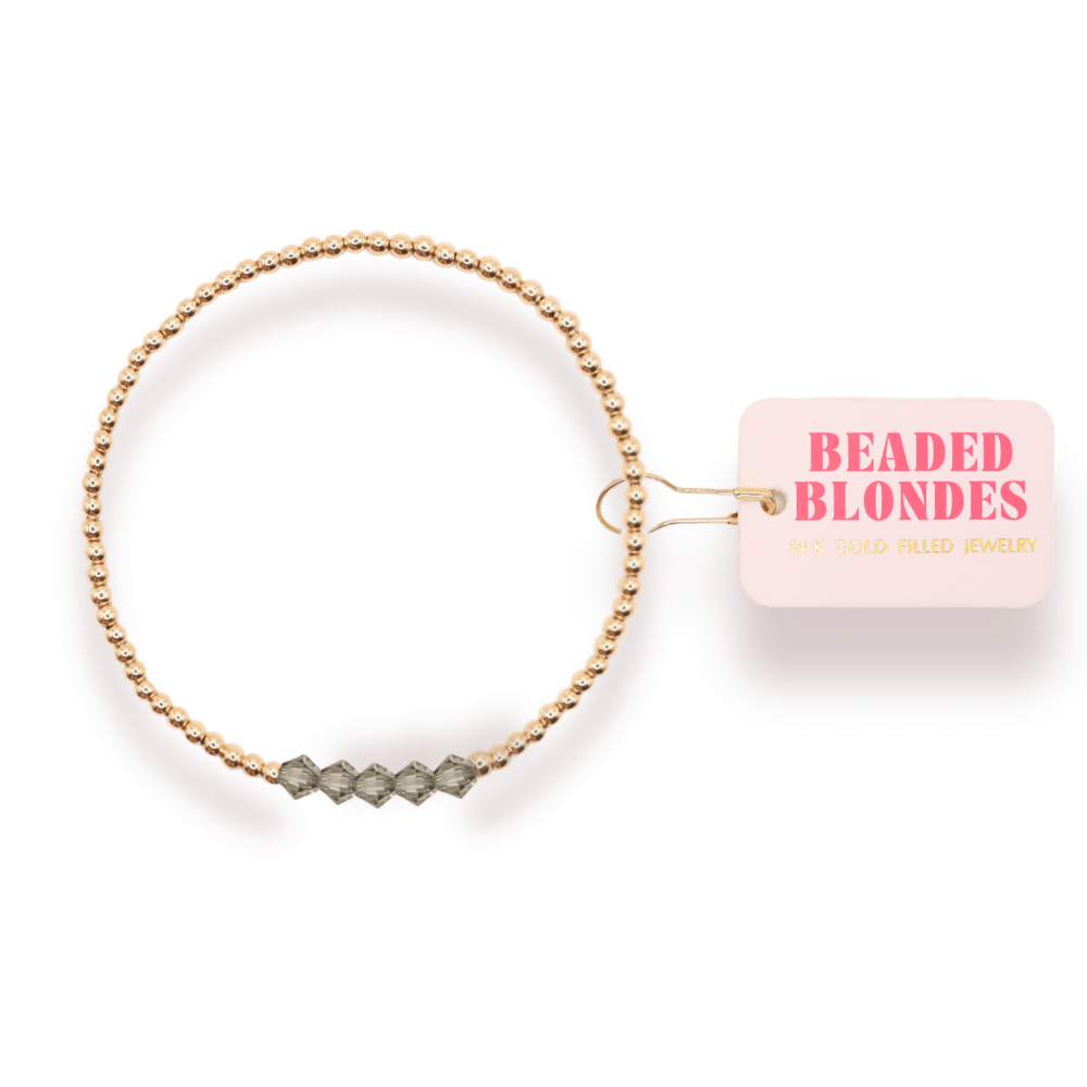 Ash Gray Kim Bracelet: Standard 6.75 inch