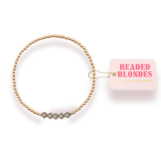 Ash Gray Kim Bracelet: Standard 6.75 inch - Sugar Co.