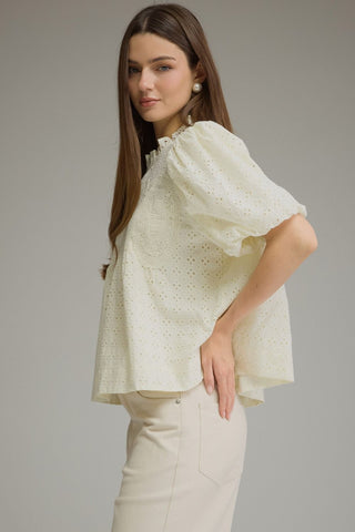 Astoria Eyelet Top - Sugar Co.