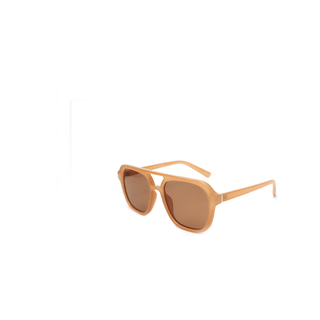 Aviator Square Sunglasses in Tortoise Brown: Brown - Sugar Co.