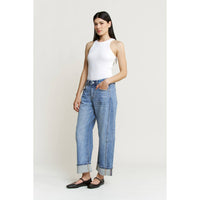 Mica Off The Cuff Barrel Jean