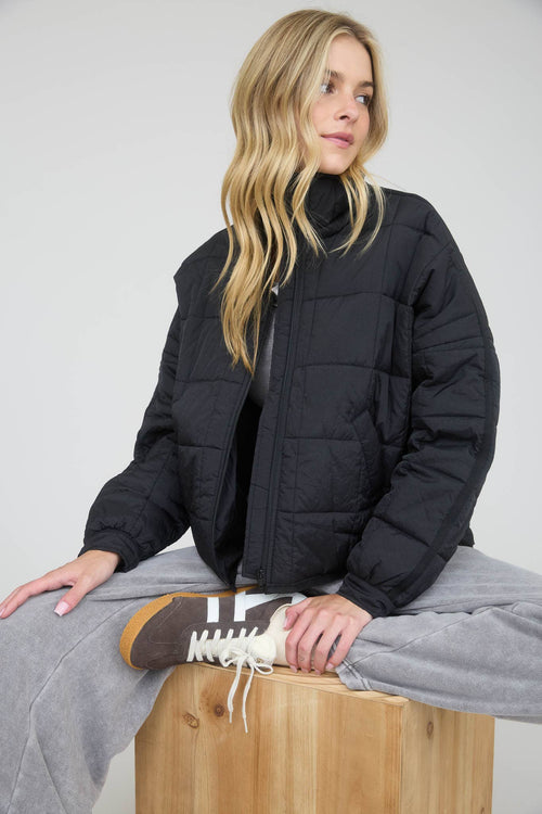 City Square Puffer Charcoal