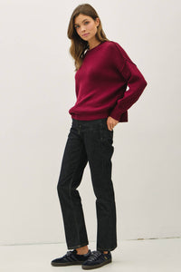 Brandi Sweater Burgundy