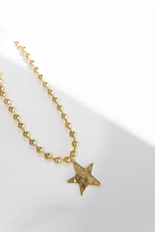 Barb & Star Necklace | Gold On Gold: GOLD - Sugar Co.