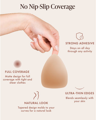 Bare Babe | Triangle Adhesive Nipple Covers {Size Small Fits B - D} - Sugar Co.
