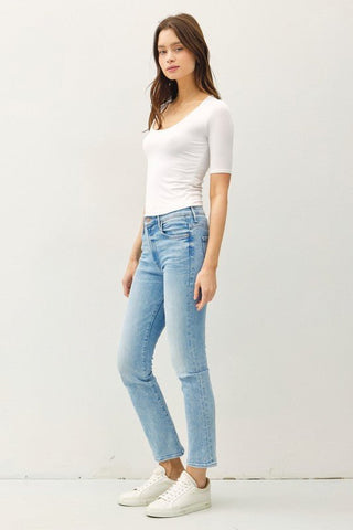 Basic Cropped Tee White - Sugar Co.